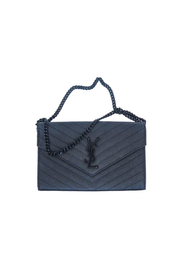 Cassandre Chain Wallet Black YSL