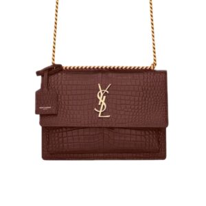 Sunset in Crocodile Bordó YSL