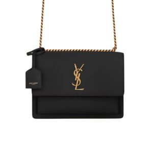 Sunset Medium leather black YSL