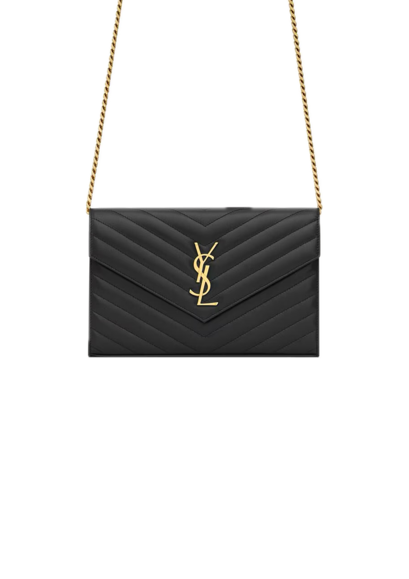 Cassandre Chain Wallet Gold YSL