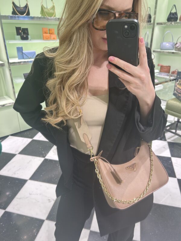 Prada Re-edition Leather beige - Image 3