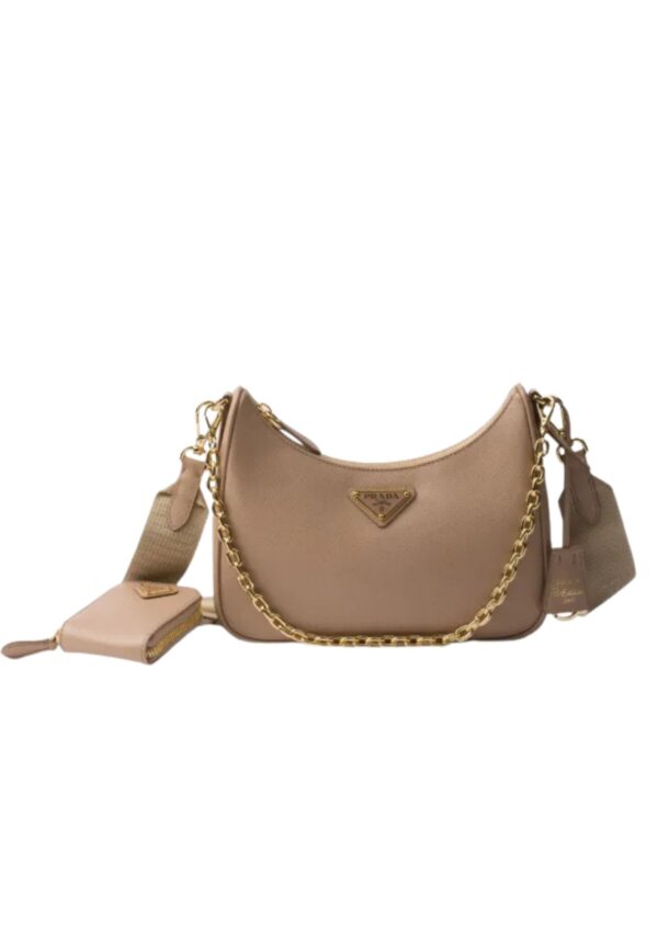 Prada Re-edition Leather beige